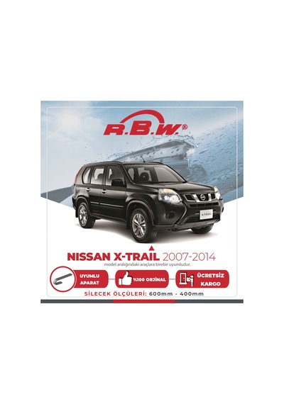 Rbw Nissan X-Trail 2007 - 2014 Ön Muz Silecek Takımı