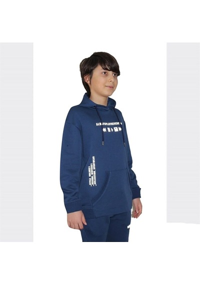 Uhlsport Base - Çocuk Lacivert Pamuklu Sweatshirt - 7212300 Lacivert