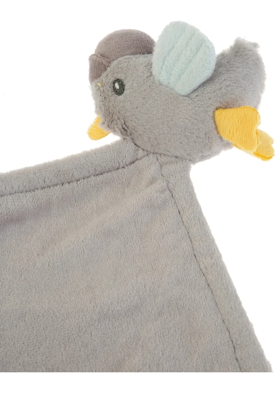 Babyjem 926 Birdy Diş Kaşıyıcılı + Silikon Emzik Uyku Arkadaşım Kahverengi - Mavi