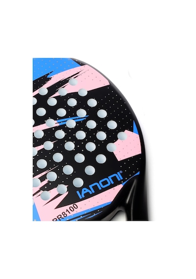 Karbon Fiber Padel Raketi Mavi-pembe