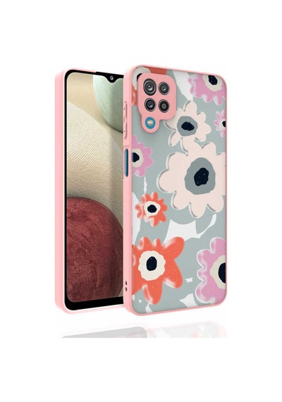 Galaxy M33 Kılıf Desenli Kamera Korumalı Parlak Zore Nora Kapak NO5