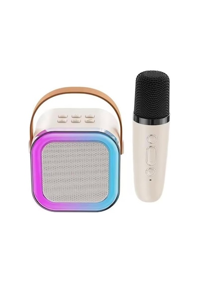 Coverzone Kablosuz Mikrofonlu Karaoke Makinesi Ent- Taşınabilir Bluetooth Hoparlör Seti Bas Tiz Ayarlı Retro Hoparlör Yetişkinler Ve Çocuklar İçin Hafıza Kartı Ve Usb 10x10x6cm Çiftli K12 - Krem Coverzone Kablosuz Mikrofonlu Karaoke Makinesi Ent- Taşınabilir Bluetooth Hoparlör Seti Bas Tiz Ayarlı Retro Hoparlör Yetişkinler Ve Çocuklar İçin Hafıza Kartı Ve Usb 10x10x6cm Çiftli K12 - Krem