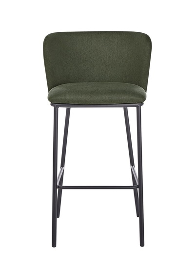 Mına 2'li Bar Sandalyesi Seti, 73 Cm Oturum, Ayak Destekli, Modern Tasarım Yeşil Mına 2'li Bar Sandalyesi Seti, 73 Cm Oturum, Ayak Destekli, Modern Tasarım Yeşil