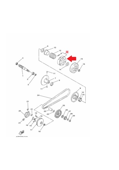 Yamaha Bws100 Debriyaj Balatası 3xy-e6620-01