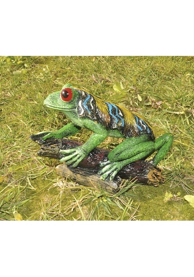 Renkli Afrika Ağaç Kurbağası Biblo Heykel Ev Ofis Yeni Yıl Hediyesi Dekor Konsol Vitrin Süsü 19 Cm