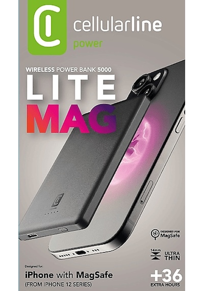 CELLULARLINE Ultra İnce Magsafe 5.000 mah Taşınabilir Şarj Cihazı