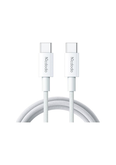 Mcdodo Ca-2770 60w Usb C To Usb C Şarj Ve Data Kablosu Beyaz 1.2 M Sku: Zeus8690010137111