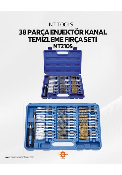 Nt Tools 38 Parça Enjektör Kanal Temizleme Fırça Seti