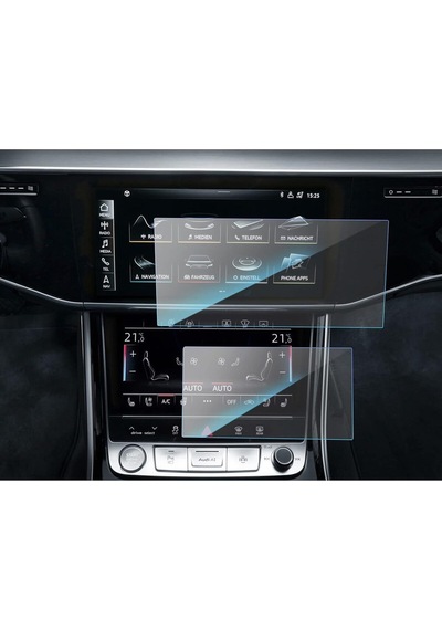 Audi A7 2019-2024 Model Alt Üst Ve Bilgi Ekranı Ekran Koruma