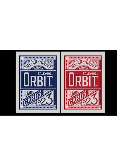 Orbit Tally Ho Circle Back Mavi Blue Premium Oyun Kağıdı İskambil Kartları Destesi
