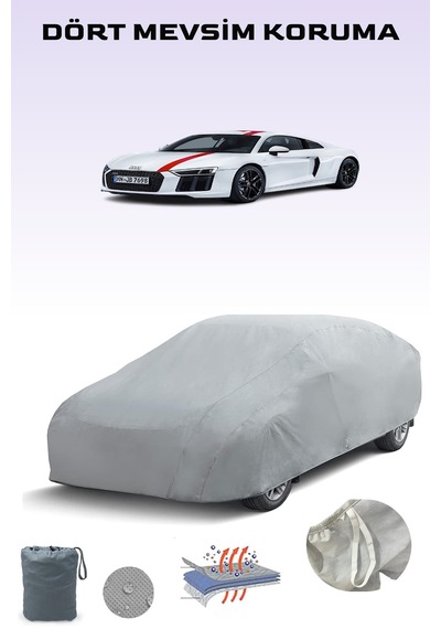 Audı R8 V10 Rws Spyder 2017 - 2021 Araba Brandası Oto Branda Gri