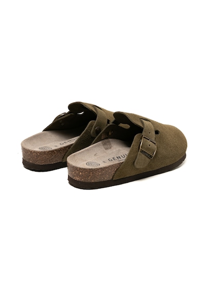 Terlik Kadın Rıva G105944 Genuins Velour Kaki Velour Kaki