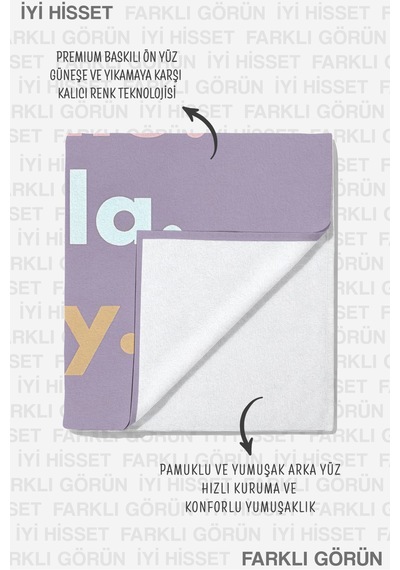 Hi Hello Tipografik Lila Plaj Havlusu-pastel Minimalist Havuz Deniz Banyo Hızlı Kuruyan Sahil Örtüsü Sessiz Yakamoz Hi Hello Tipografik Lila Plaj Havlusu-pastel Minimalist Havuz Deniz Banyo Hızlı Kuruyan Sahil Örtüsü Sessiz Yakamoz