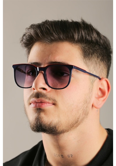 Lacoste L925s 424 54 Erkek Lacivert Dikdörtgen Güneş Gözlüğü