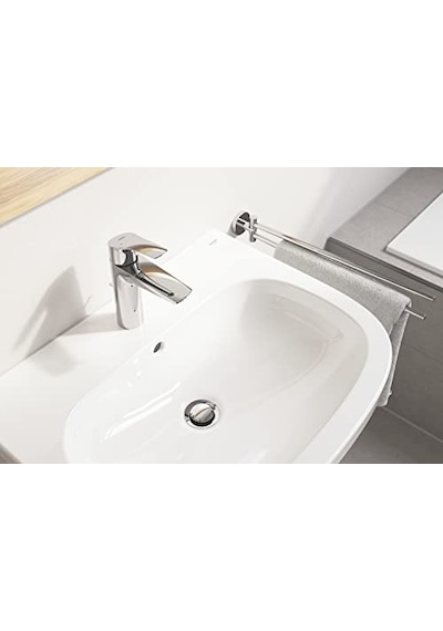 Start İkili Uzun Havluluk, 439 Mm, Duş, Banyo Aksesuarları, Krom, 41183000 Çok Renkli