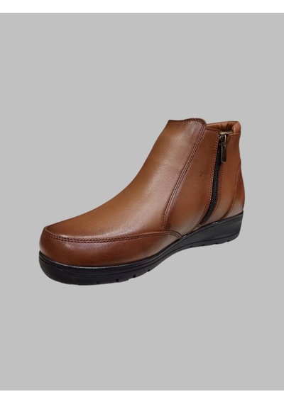 Castle Black Cb-42757 Kadın Deri Comfort Bot Taba
