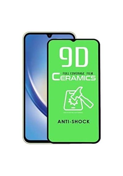 Galaxy A34 İle Uyumlu Tam Kaplayan Seramik Nano Esnek Ekran Koruyucu Cam