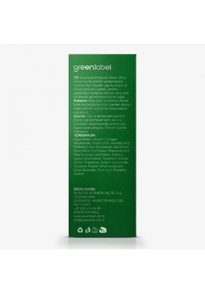 Greenlabel Pre+probiyotik  Serum 30 ML