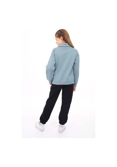 Toontoy Kids Toontoy Kız Çocuk 2'li Takım Baskılı Balıkçı Yaka Fermuarlı Sweatshirt & Beli Paçası Lastikli Cepli Jogger Eşofman Altı - Renk Bloklu 3 İplik Şardonlu Mint Toontoy Kids Toontoy Kız Çocuk 2'li Takım Baskılı Balıkçı Yaka Fermuarlı Sweatshirt & Beli Paçası Lastikli Cepli Jogger Eşofman Altı - Renk Bloklu 3 İplik Şardonlu Mint