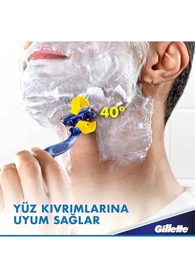 Gillette Blue3 Comfort Kullan At Erkek Tıraş Bıçağı 8 Adet
