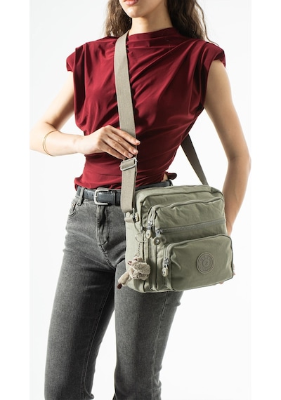 571 Collections Ultra Hafif, Çok Cepli , Çok Bölmeli Çapraz Askılı Postacı Çanta Spor, Seyahat, Gündelik Vizon Model: 571-6u