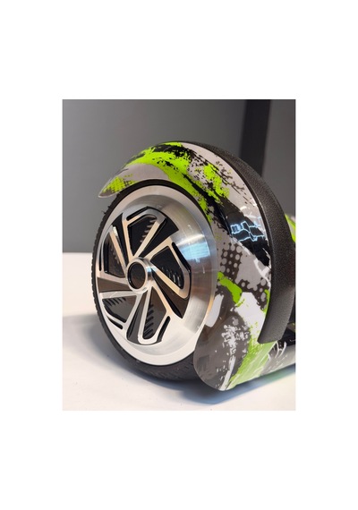Hoverboard 6.5 İnç Led Işıklı Taşıma Kollu 36v 5.2ah Elektrikli Kaykay Yeşil