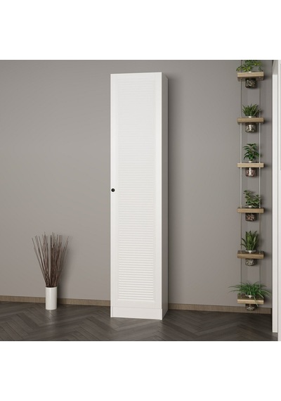 Minar Kale 210 Cm 1 Kapaklı 1b Raf Portmanto Byz Mbr Panjur Byz