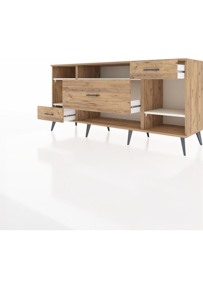 Hyperion Konsol 4 Raflı 3 Çekmeceli 176x44x83 Çam-aytaşı/çam Aytaşı/çam Hyperion Konsol 4 Raflı 3 Çekmeceli 176x44x83 Çam-aytaşı/çam Aytaşı/çam