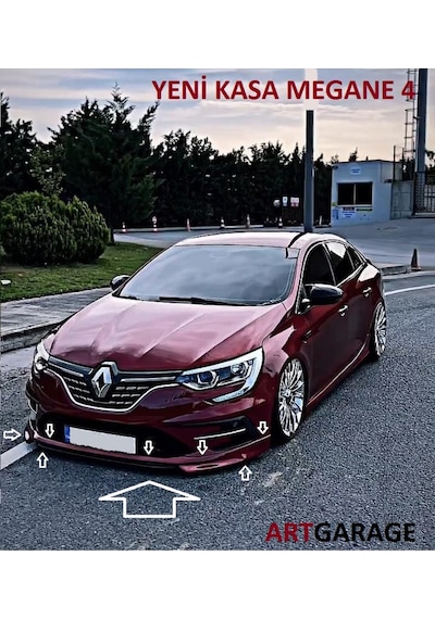 Yeni Megane 4 2021-2024 Ön Tampon Eki-fiberglass-boyasız