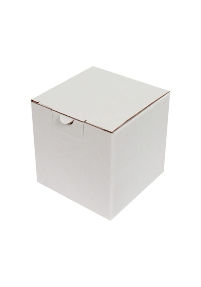 10,5x10,5x10,5cm Kutu - E-ticaret Kargo Kutusu - 0,4 Desi Kutu - Beyaz Kutu - 5 Adet Beyaz 10,5 X 10