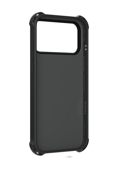 Apple Uyumlu iPhone 17 Pro Max Kılıf M-safe Şarj Özellikli Youngkit Canvas Serisi Kapak Siyah Siyah