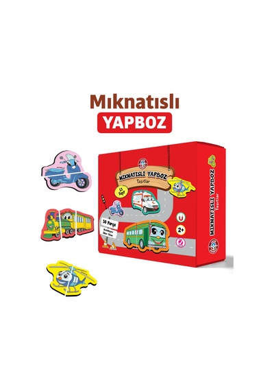 Çocuk Akademi  Mıknatıslı Yapboz Serisi Taşıtlar