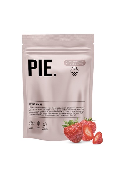 Pıe. Proteinli Öğün Tozu /vücut Ağırlığı Kontrolü İçin Diyetin Yerini Alan Gıda / Strawberry