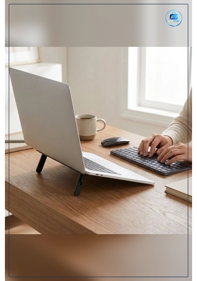 Katlanabilir Laptop Standı İki Kademeli Ergonomik Tablet Yükselti