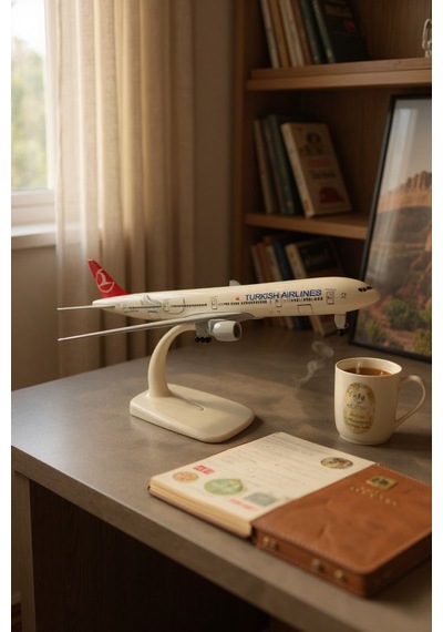 Frefly 16cm Türk Hava Yolları Boeing 777 Uçak Modeli Planel Uçak Döküm Metal 1/400 Ölçekli Uçaklar