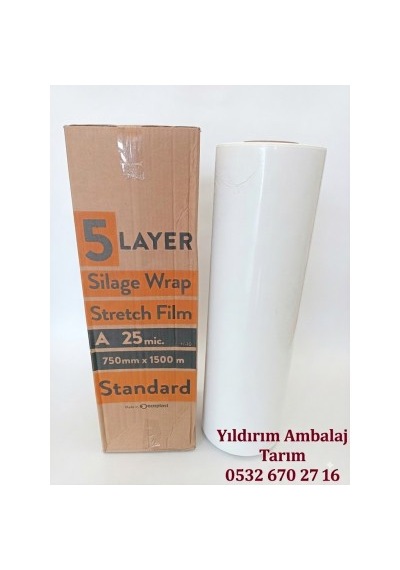 Silaj Streci 25mic 75cmx1500mt Ecoplast Standart