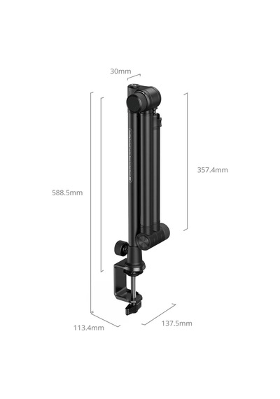 Smallrig 4324 Masa Üstü Fotoğrafçılığı / Canlı Yayın Braketi