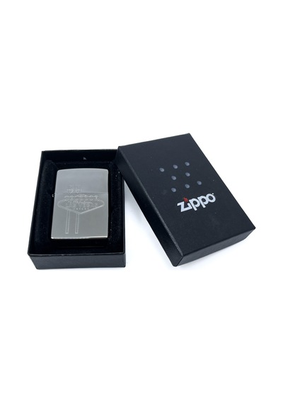 Zippo Las Vegas Nevada Black Ice Dizayn Çakmak Gri