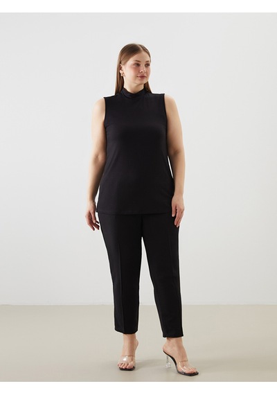 Lcw Modest Siyah Dik Yaka Kadın Body