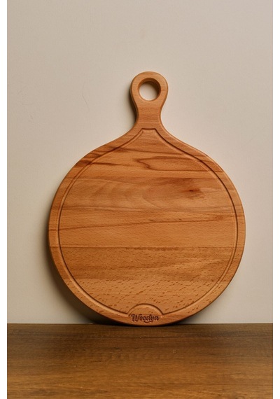 Ahşap Kesme Tahtası - Ahşap Sunum Tahtası - Ahşap Servis Tahtası - Anneler Günü Hediyesi 38x29 Cm Ahşap