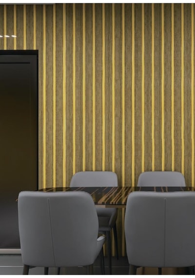 120cmx300cm Tek Parça Yapışkanlı Rulo Gold Çizgili Düz Parlak Duvar Paneli Kağıdı Taksim Qm0133