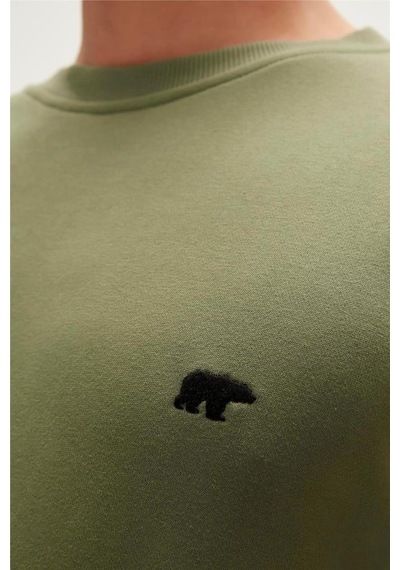 Bad Bear Be Cool Crewneck Erkek Sweatshirt Yeşil S-xxl 001