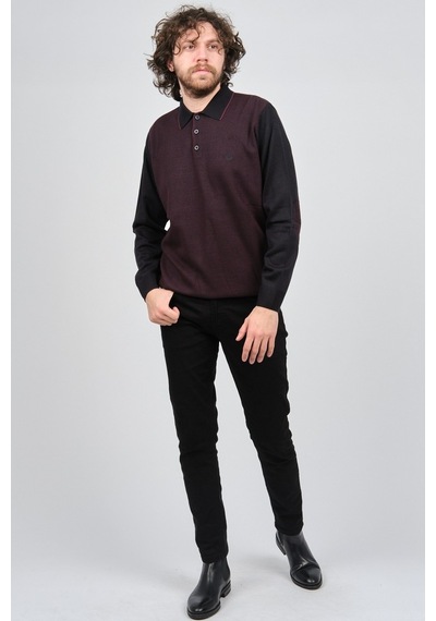 Pelikan Erkek Polo Yaka Kazak 1578418 Bordo Bordo