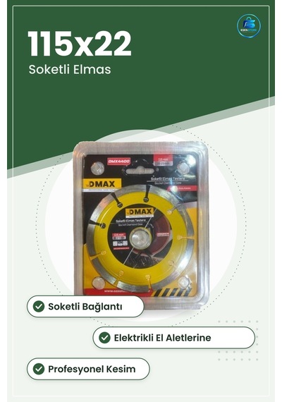 Daire Testere Bıçağı Soketli Elmas Profesyonel Kesim Aksesuarı El