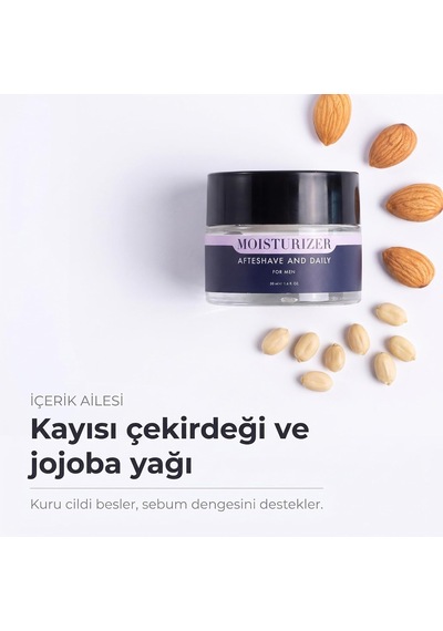 Men Moisturizer Cream, Erkekler İçin Tıraş Sonrası, 50 Ml