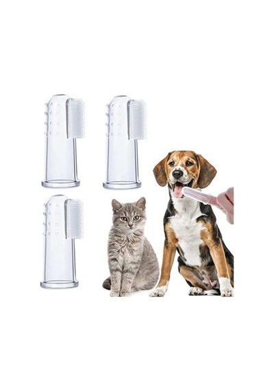 Kedi Ve Köpekler İçin Parmak Diş Fırçası
