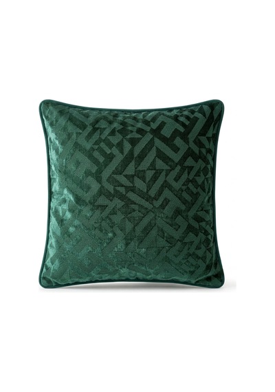 "etnika" Kadife Dokulu Kırlent Kılıfları - 45x45 Yeşil