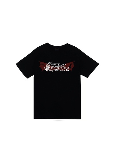 Stoned&Fame Bullet For My Valentine Baskılı T-shirt SIYAH