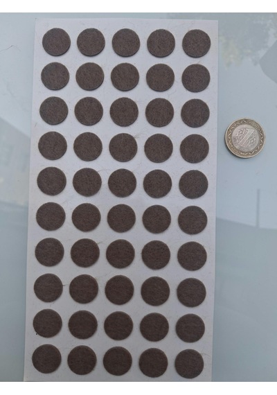Keçe 90750 Hrd 4 Paket 18 Mm Kahve Masa Sandalye Koltuk Baza Ayak Çizdirmez Yapışkanlı
