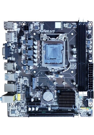Quadro H61 B75m1 Ddr3 Sata3 Hdmı Pcıe 16x V2.0 1155p Matx